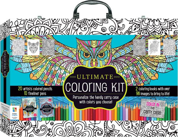 Ultimate Coloring Carrying Case by Hinkler Books, Other Format